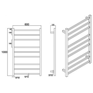 Heated Towel Rail - NZ DEPOT