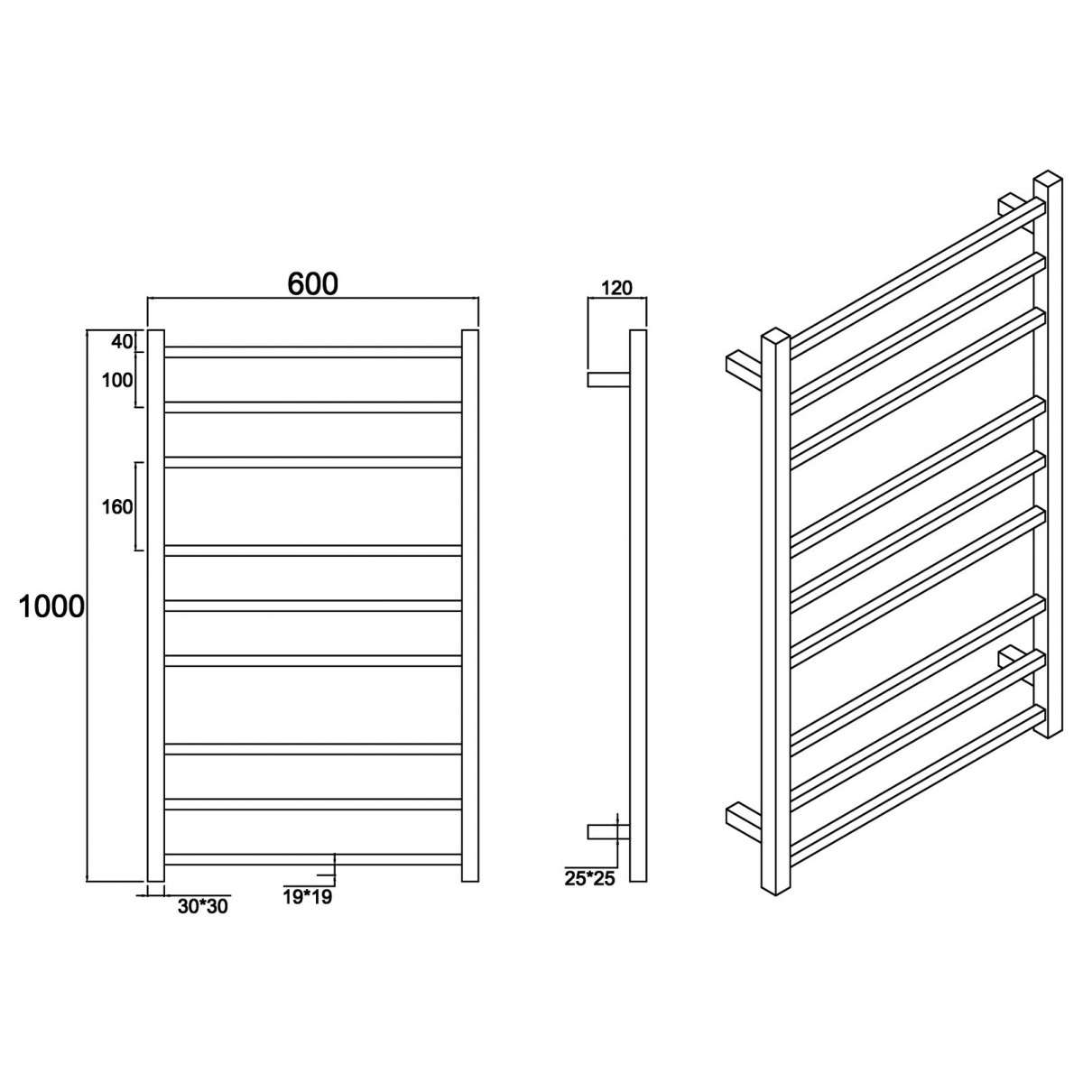 Heated Towel Rail - Nz Depot