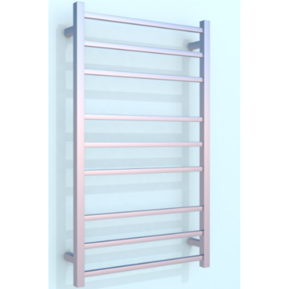 Heated Towel Rail Square 9 Bar Dn Htr 10060 C, Heated Towel Rail - Nz Depot