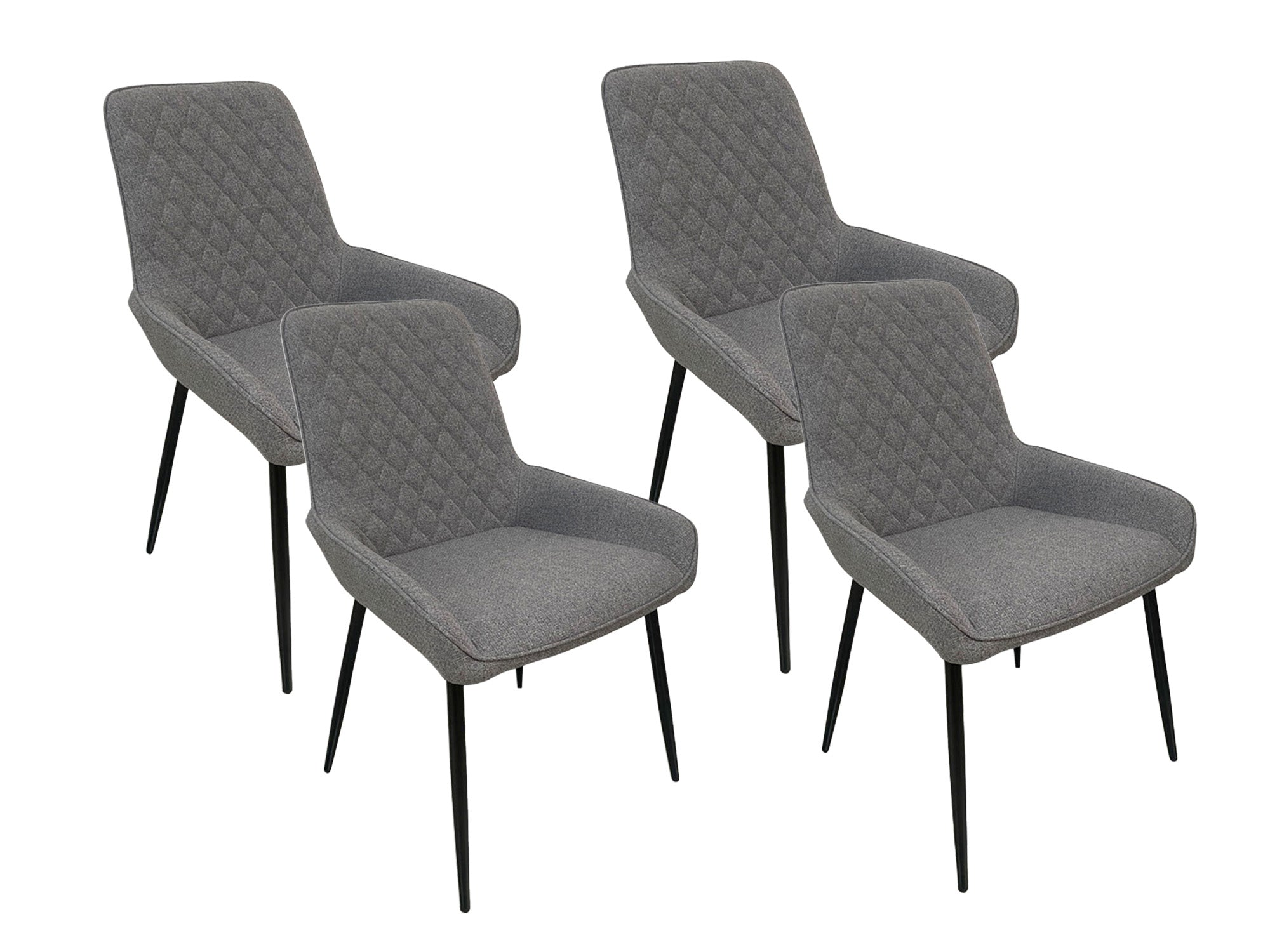 Hebron Dining Chair Grey X4