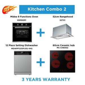 Kitchen Combo 2  - 65M90M1+52T01+MDWPF1233F(SS)-WG+MC-CH6002 - Ovens - 65M90M1+52T01+MDWPF1233F(SS)-WG+MC-CH6002 - NZ DEPOT