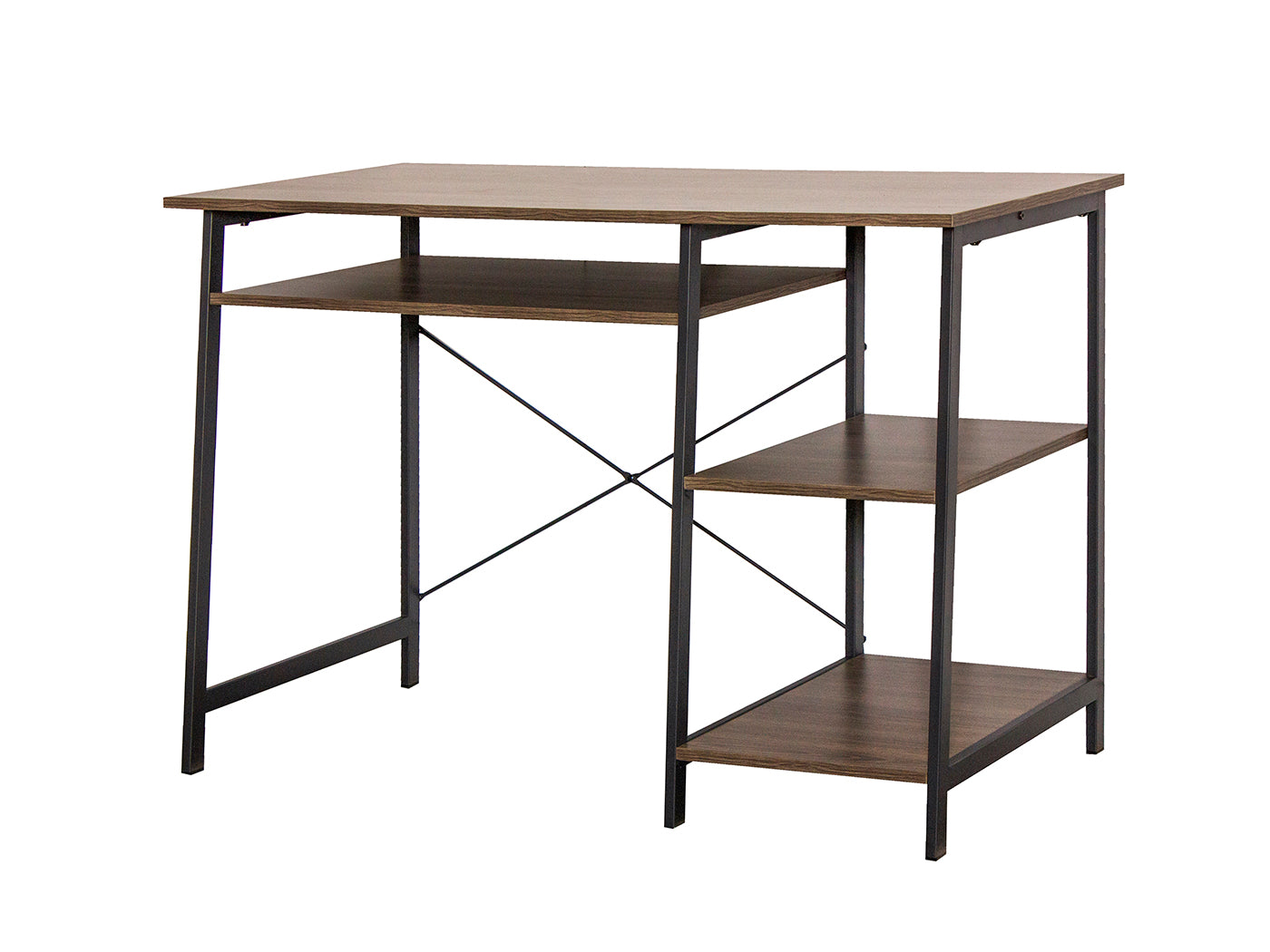 Metal Frame Desk And Bookcase Set Pr8788 Desks Nz Depot 3 - Nz Depot