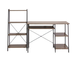 Metal Frame Desk And Bookcase Set Pr8788 Desks Nz Depot - Nz Depot