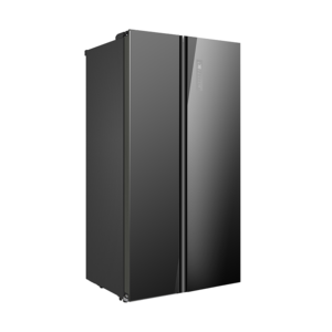 Midea 584L Side By Side Fridge Freezer Black Glass - Side-by-Side Fridge Freezer - MDRS710SBF22AP-2 - NZ DEPOT