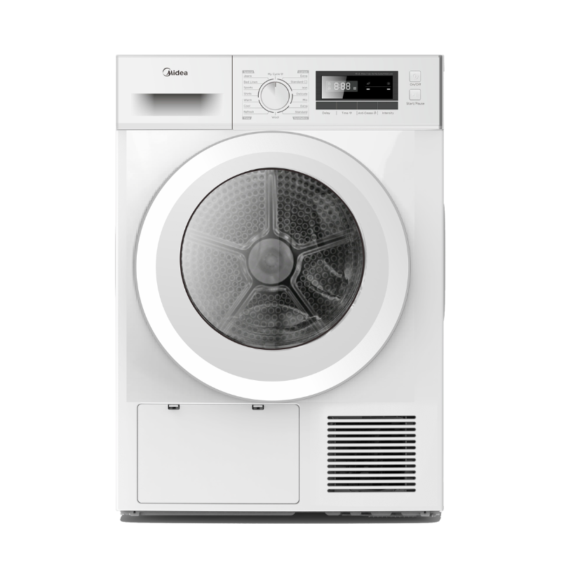 Midea 8KG Heat Pump Tumble Dryer with 7 Stars - Dryers - MDG80-CH05/B08E-AU(7)-P3 - NZ DEPOT