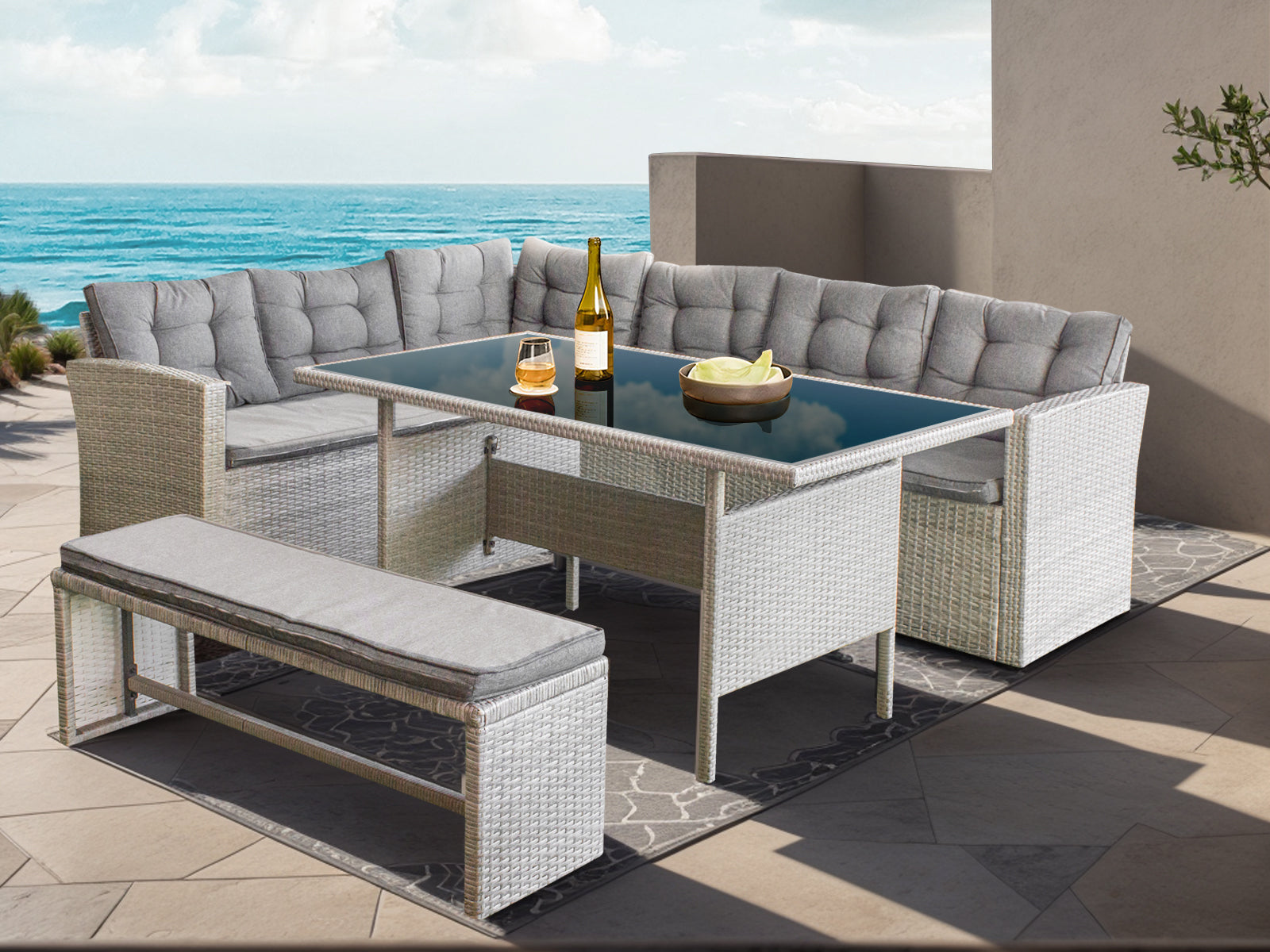 Outdoor Dining Set Pr2845 Outdoor Furniture Nz Depot 9 - Nz Depot