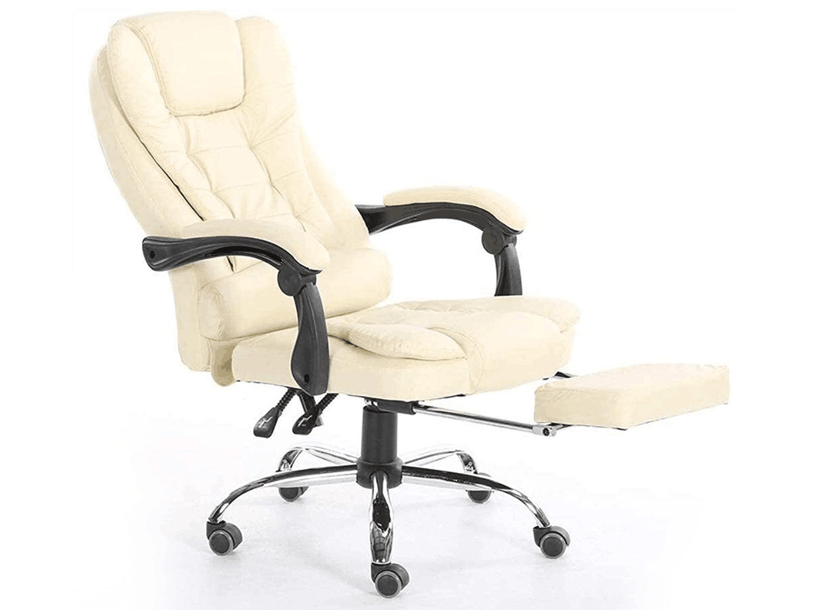 Percy Massage Office Chair Pu Beige Pr7149 Office Chairs Nz Depot 5 - Nz Depot