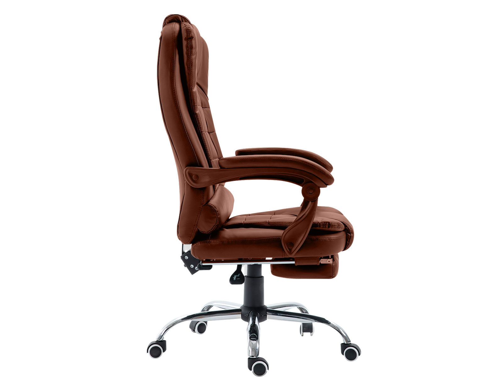 Percy Massage Office Chair PU Brown PR7151 Office Chairs NZ DEPOT 3