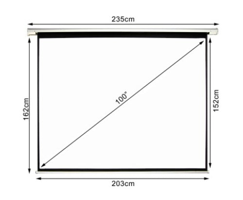 Projector Screen 100 Wireless Remote Electric Hd Pr228 Diesel Pumps Nz Depot 7 - Nz Depot