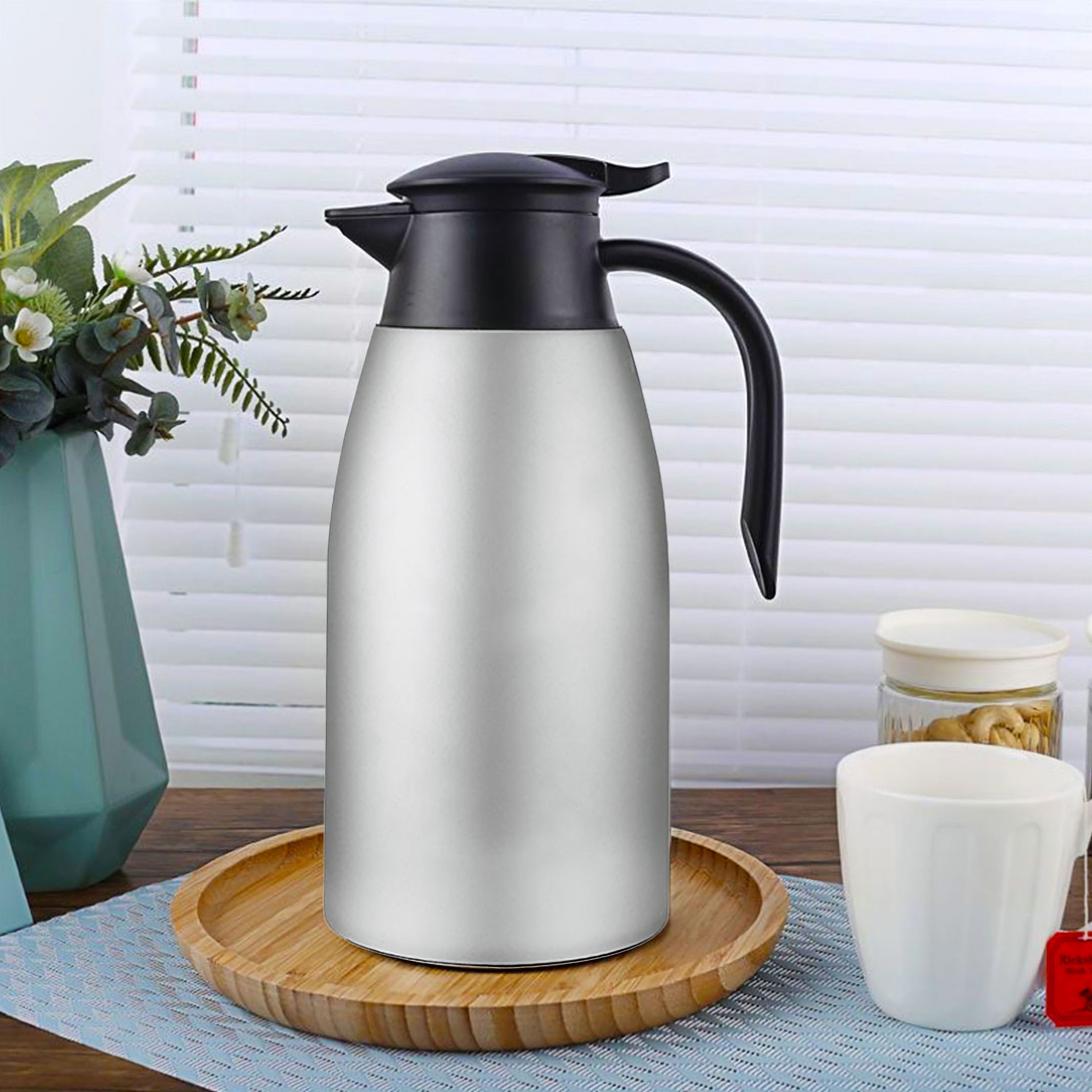 Soga 1.5L Silver Color 3-Layer Stainless Steel Vacuum Durable Thermal Flask, Home &Amp; Living, Kitchen Dining, Servingware, Other, ,  - Nz Depot 2