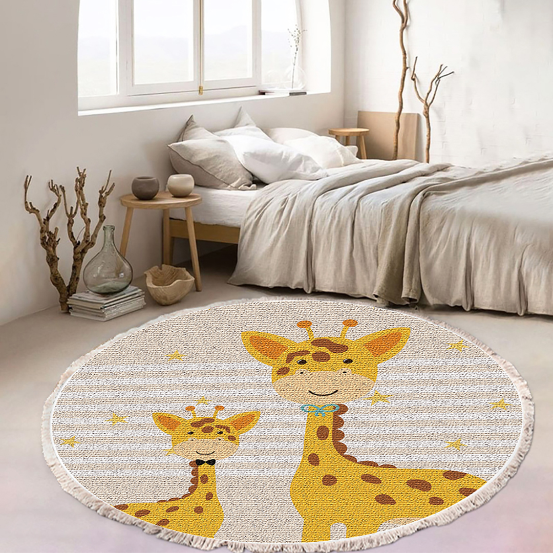 Soga 120Cm Cute Cartoon Animal Non-Slip Thick And Ultra-Soft Carpet Flannel Rug, Home &Amp; Living, Home Decor, Rugs, Shaggy Rugs, ,  - Nz Depot 2