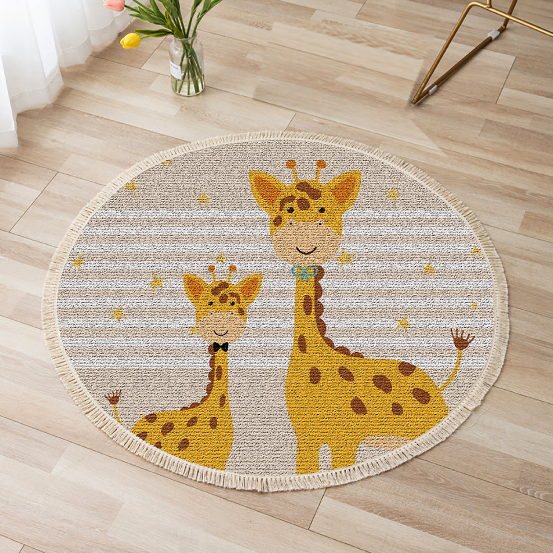 Soga 120Cm Cute Cartoon Animal Non-Slip Thick And Ultra-Soft Carpet Flannel Rug, Home &Amp; Living, Home Decor, Rugs, Shaggy Rugs, ,  - Nz Depot 3