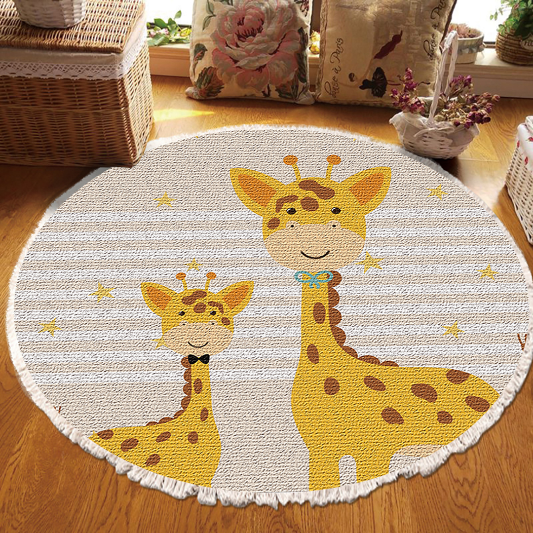 Soga 120Cm Cute Cartoon Animal Non-Slip Thick And Ultra-Soft Carpet Flannel Rug, Home &Amp; Living, Home Decor, Rugs, Shaggy Rugs, ,  - Nz Depot 4