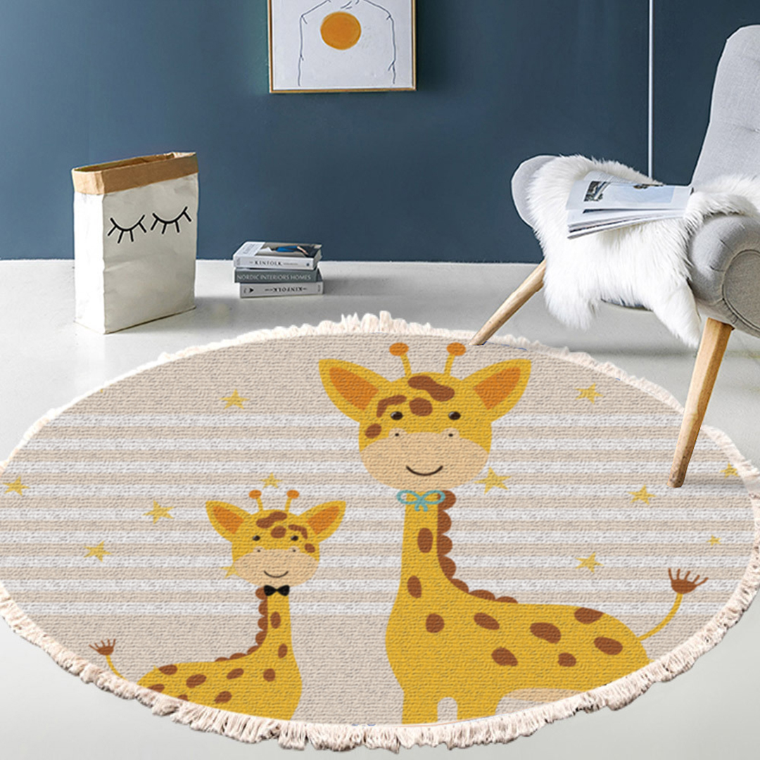 Soga 120Cm Cute Cartoon Animal Non-Slip Thick And Ultra-Soft Carpet Flannel Rug, Home &Amp; Living, Home Decor, Rugs, Shaggy Rugs, ,  - Nz Depot 5