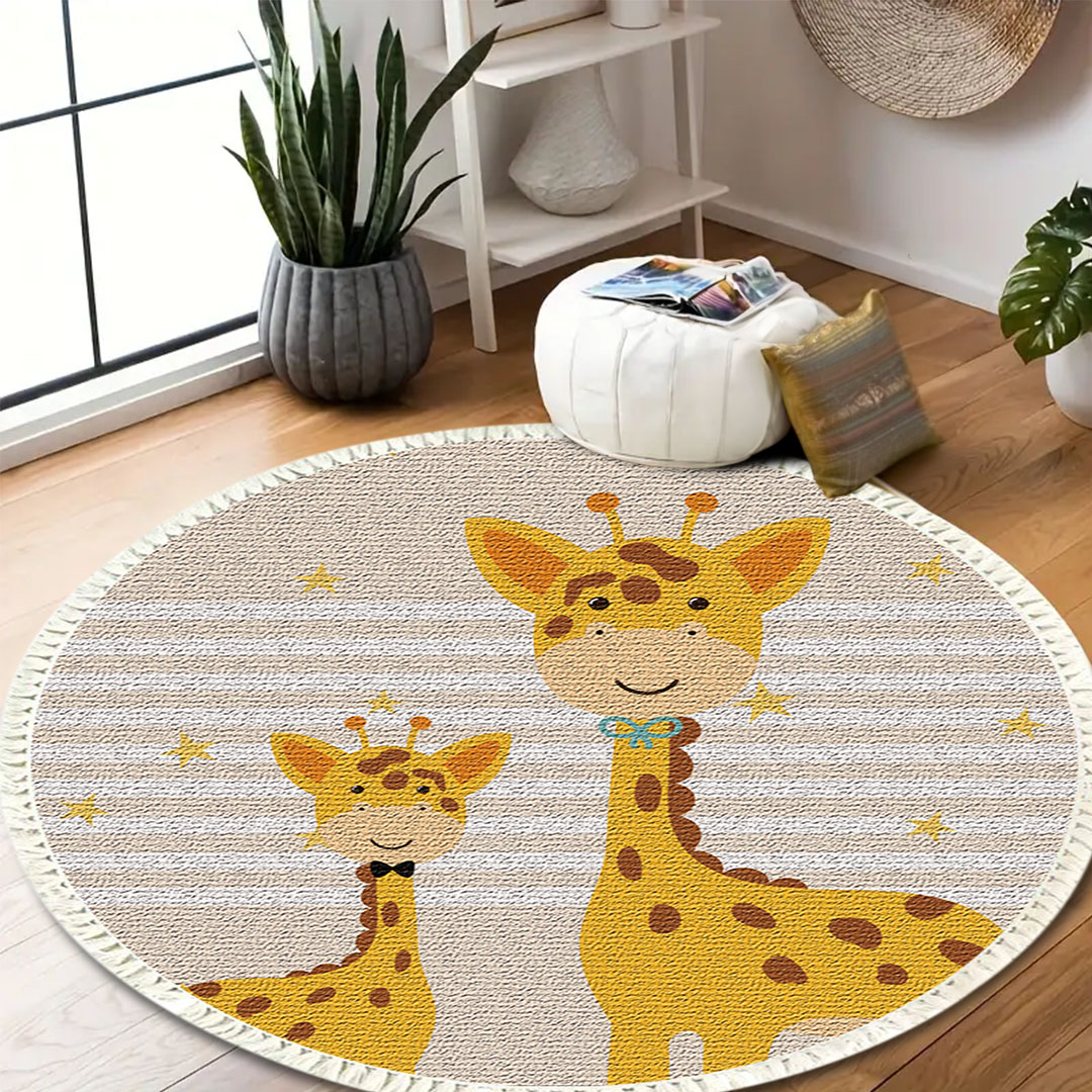 Soga 120Cm Cute Cartoon Animal Non-Slip Thick And Ultra-Soft Carpet Flannel Rug, Home &Amp; Living, Home Decor, Rugs, Shaggy Rugs, ,  - Nz Depot 7