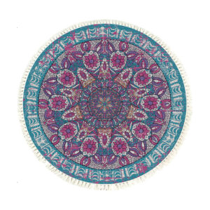 SOGA 120cm Mandala Area Rug for Living Room Lounge, Bedroom, Anti-slip Doormat, Home Decor, Home & Living, Home Decor, Rugs, Shaggy Rugs, ,  - NZ DEPOT 1