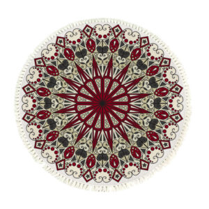 SOGA 120cm Mandala Modern Ethnic Tassel Print Anti slip Doormat Home Decor Shaggy Rugs CarpetXLS13 NZ DEPOT - NZ DEPOT