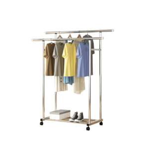 SOGA 120cm Stainless Steel Floor-Standing Clothes Rack - Durable and Space-Saving Laundry Organizer, Home & Living, Laundry, Drying Racks, , ,  - NZ DEPOT 2