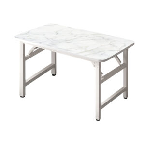 SOGA 120x60 White Foldable Computer Study Table Easy Assembly Desk No Chair, Furniture, Living Room Furniture, Tables, , ,  - NZ DEPOT 1