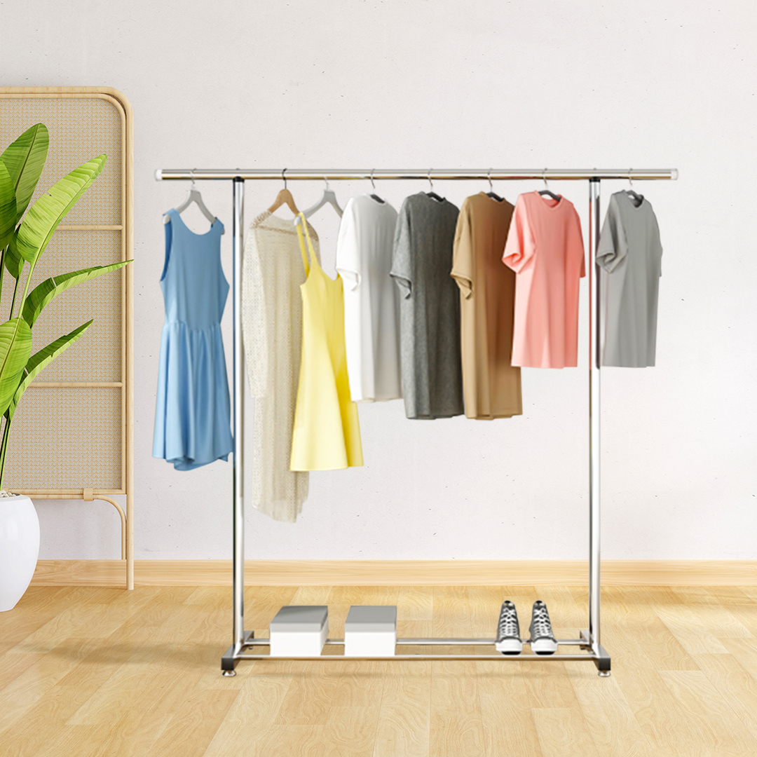 Soga 125Cm Stainless Steel Floor-Standing Clothes Rack - Durable And Space-Saving Laundry Organizer, Home &Amp; Living, Laundry, Drying Racks, , ,  - Nz Depot 4