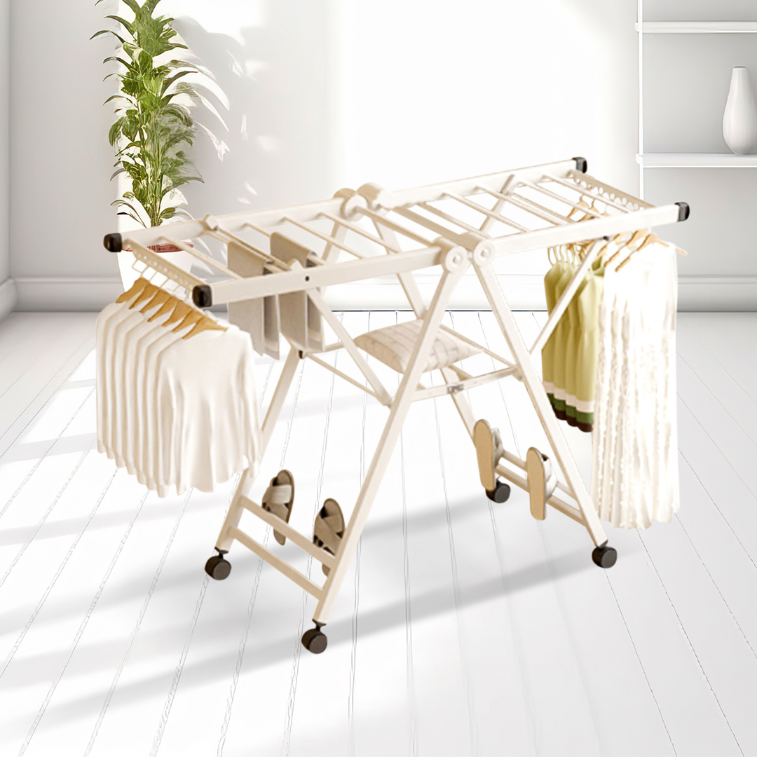 Soga 160Cm Portable Wing Shape Clothes Drying Rack Foldable Space-Saving Laundry Holder, Home &Amp; Living, Laundry, Drying Racks, , ,  - Nz Depot 4