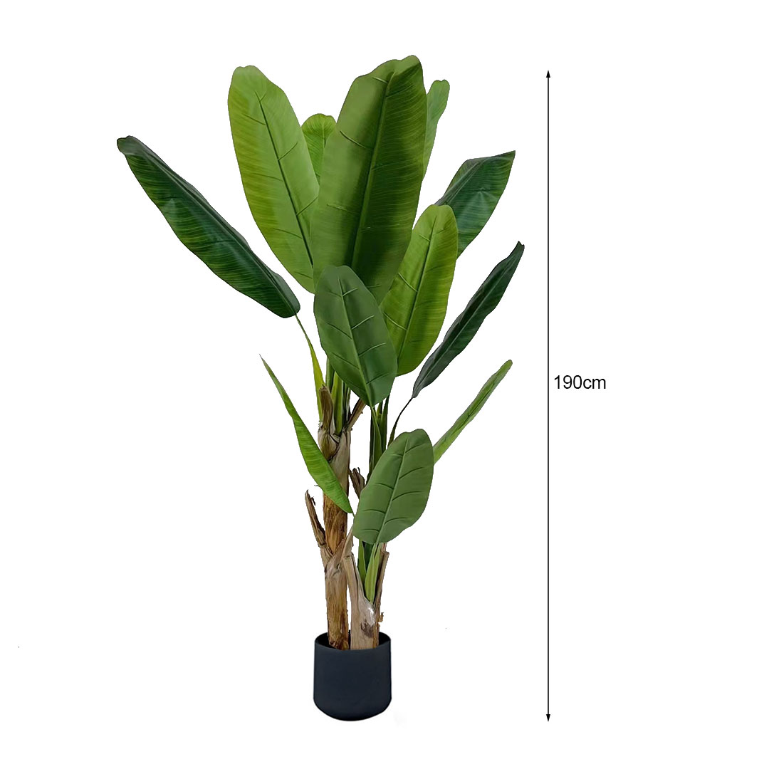 SOGA 190cm Banna Plant Bird of Paradise Tree Artificial Plant Home Accent Decor, Home & Living, Home Decor, Artificial Plants, , ,  - NZ DEPOT 6