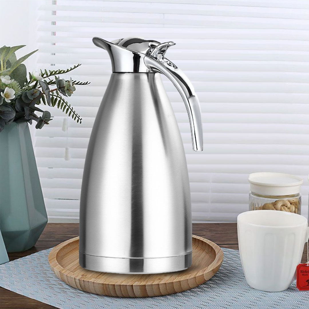 Soga 2.0L Silver Color 3-Layer Inner Stainless Steel, Vacuum Insulated And Outer Stainless Steel Thermal Flask, Home &Amp; Living, Kitchen Dining, Servingware, Other, ,  - Nz Depot 4