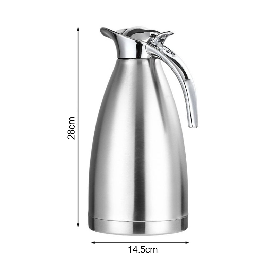 Soga 2.0L Silver Color 3-Layer Inner Stainless Steel, Vacuum Insulated And Outer Stainless Steel Thermal Flask, Home &Amp; Living, Kitchen Dining, Servingware, Other, ,  - Nz Depot 5