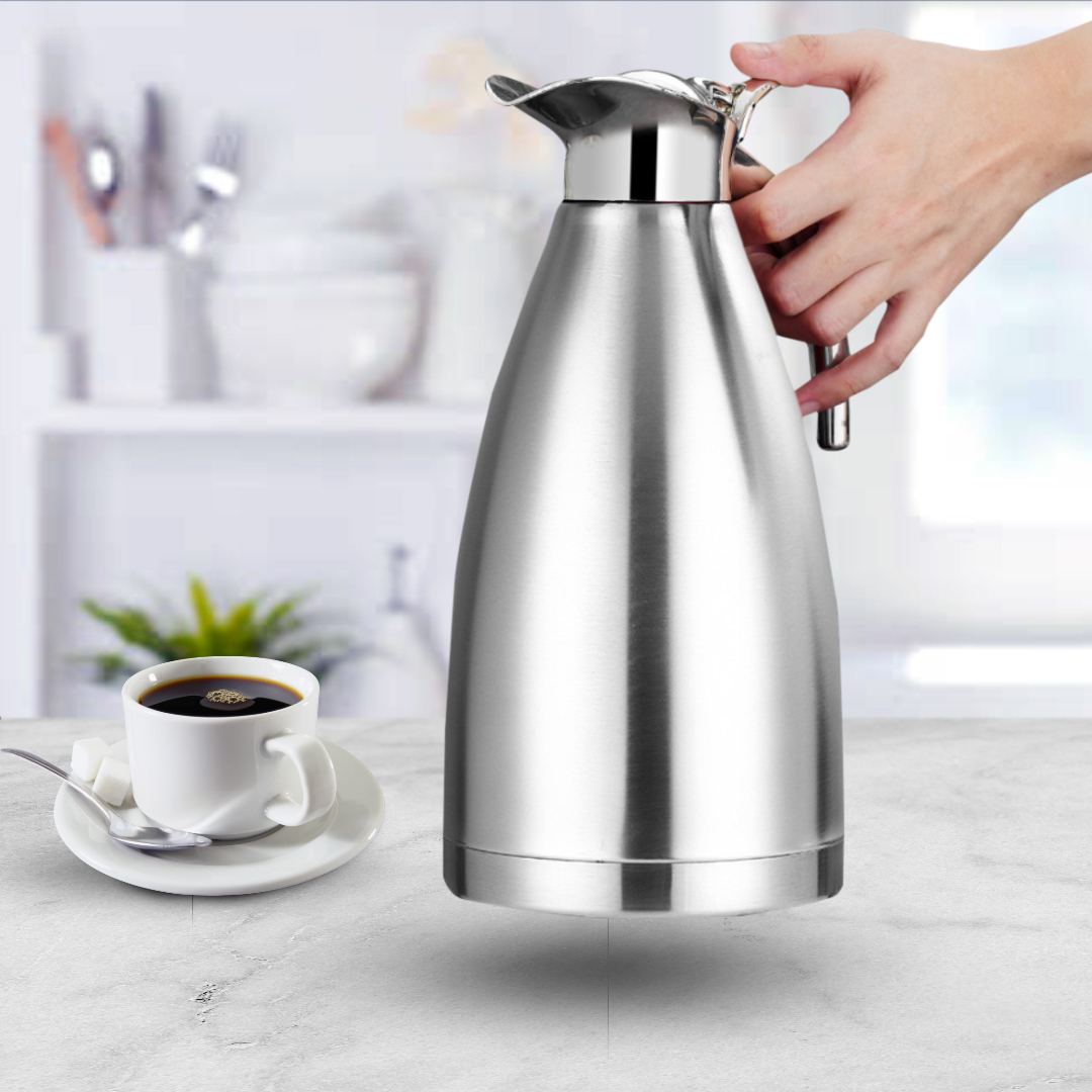 Soga 2.0L Silver Color 3-Layer Inner Stainless Steel, Vacuum Insulated And Outer Stainless Steel Thermal Flask, Home &Amp; Living, Kitchen Dining, Servingware, Other, ,  - Nz Depot 6