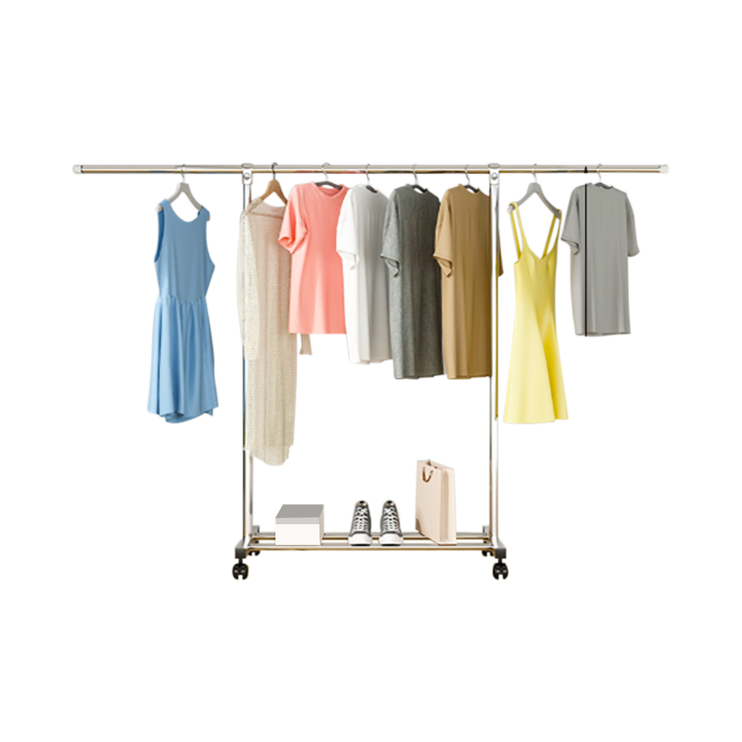 Soga 200Cm Stainless Steel Floor-Standing Clothes Rack - Durable And Space-Saving Laundry Organizer, Home &Amp; Living, Laundry, Drying Racks, , ,  - Nz Depot 2