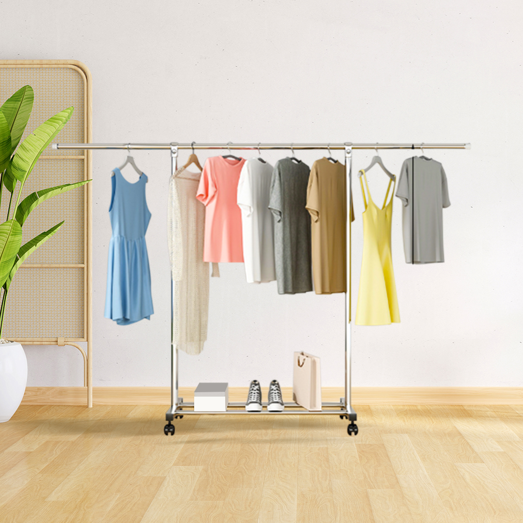 Soga 200Cm Stainless Steel Floor-Standing Clothes Rack - Durable And Space-Saving Laundry Organizer, Home &Amp; Living, Laundry, Drying Racks, , ,  - Nz Depot 3