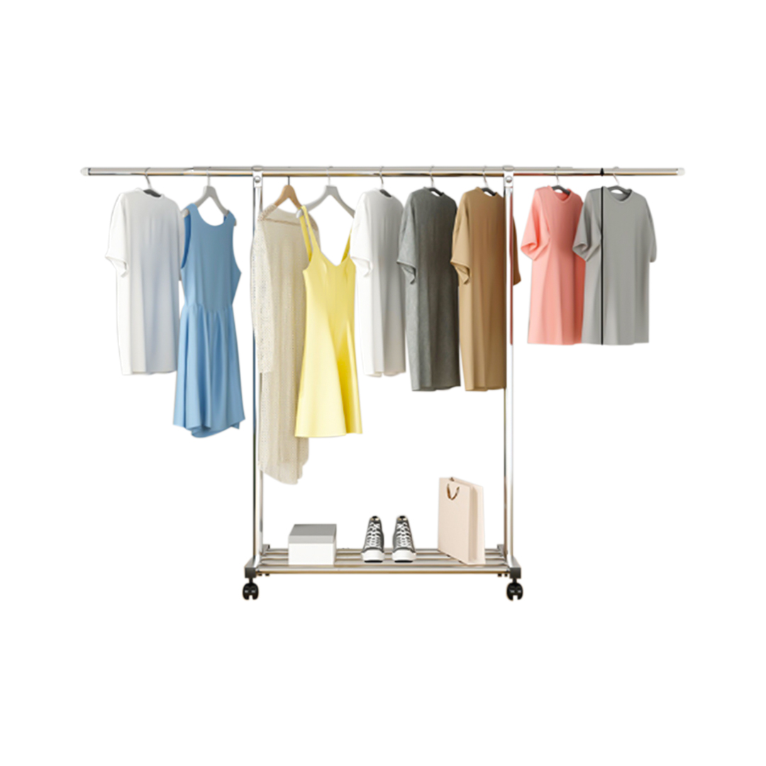 Soga 200Cm Stainless Steel Floor-Standing Clothes Rack - Durable And Space-Saving Laundry Organizer, Home &Amp; Living, Laundry, Drying Racks, , ,  - Nz Depot 2