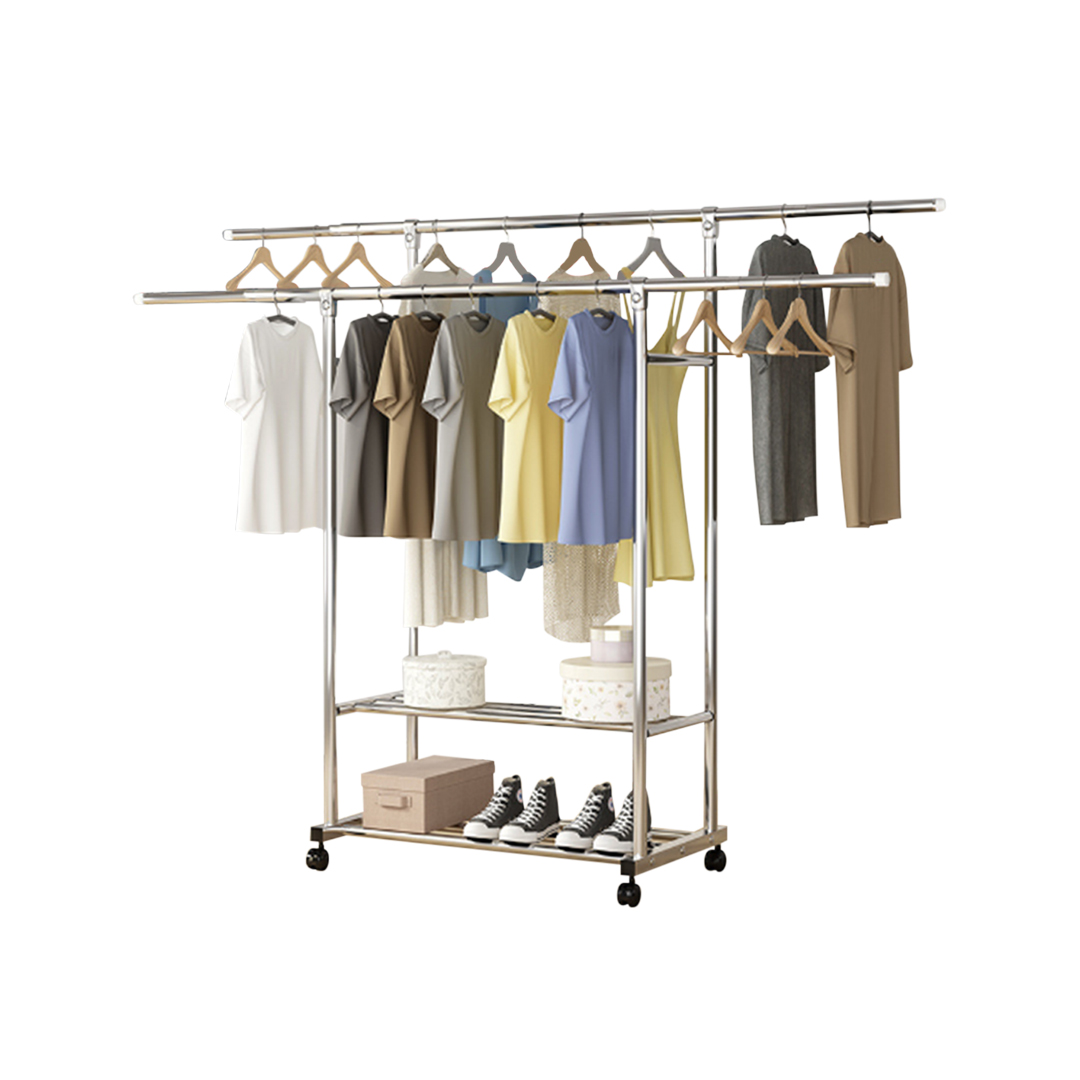 Soga 200Cm Stainless Steel Floor-Standing Clothes Rack - Durable And Space-Saving Laundry Organizer, Home &Amp; Living, Laundry, Drying Racks, , ,  - Nz Depot 2