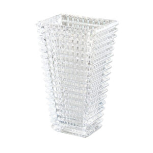 SOGA 22.5cm Handcrafted Clear Glass Vase, Classic Design for Home Decor, Home & Living, Home Decor, Vases, , ,  - NZ DEPOT 1