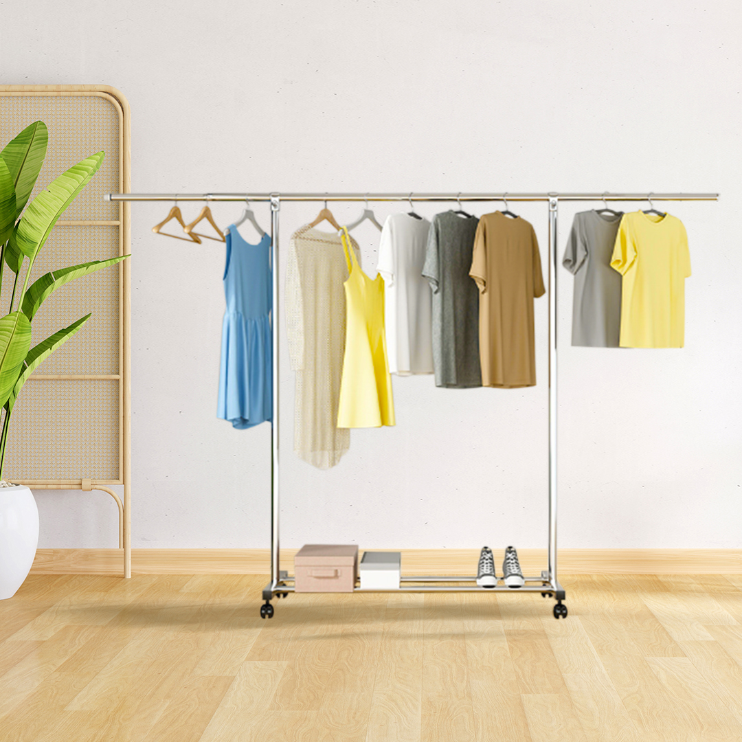 Soga 240Cm Stainless Steel Floor-Standing Clothes Rack - Durable And Space-Saving Laundry Organizer, Home &Amp; Living, Laundry, Drying Racks, , ,  - Nz Depot 3