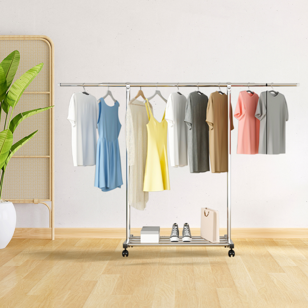 Soga 240Cm Stainless Steel Floor-Standing Clothes Rack - Durable And Space-Saving Laundry Organizer, Home &Amp; Living, Laundry, Drying Racks, , ,  - Nz Depot 3