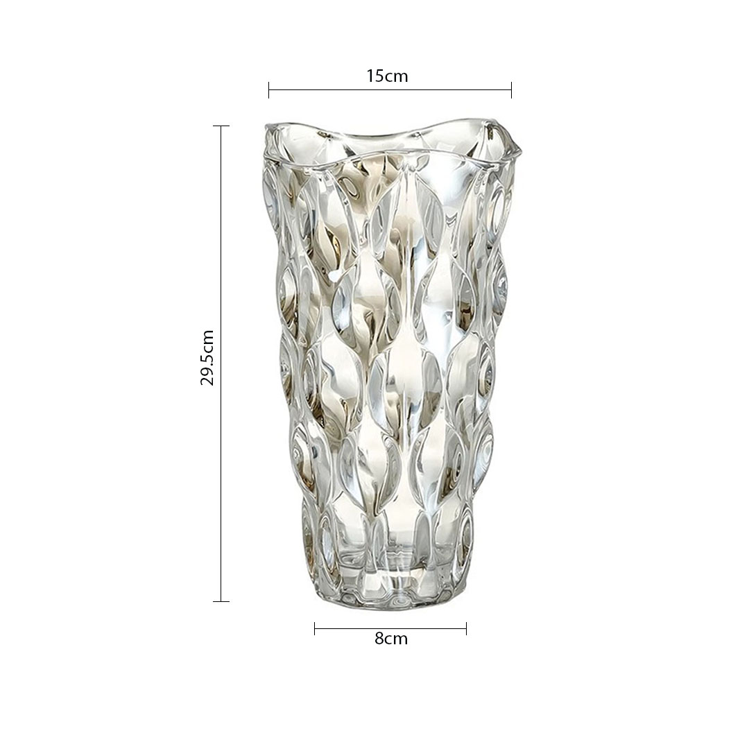 Soga 29Cm Glass Clear Vase Crystal Vase Thick Modern Home Decor, Home &Amp; Living, Home Decor, Vases, , ,  - Nz Depot 5