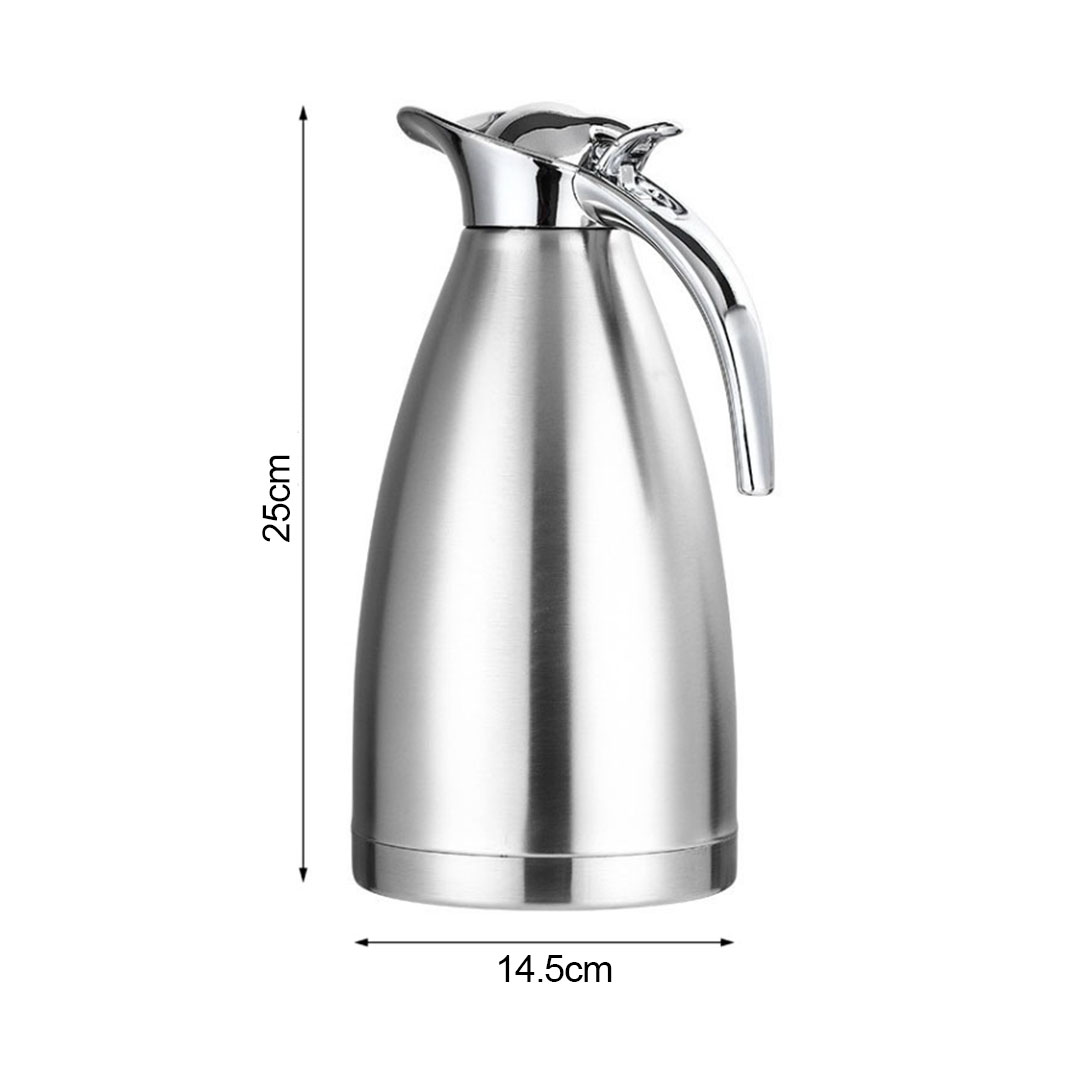 Soga 2X 1.5L Silver Color 3-Layer Inner Stainless Steel, Vacuum Insulated And Outer Stainless Steel Thermal Flask, Home &Amp; Living, Kitchen Dining, Servingware, Other, ,  - Nz Depot 5