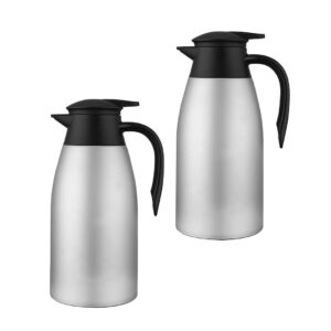 SOGA 2X 1.5L Silver Color 3-Layer Stainless Steel Vacuum Durable Thermal Flask, Home & Living, Kitchen Dining, Servingware, Other, ,  - NZ DEPOT 1