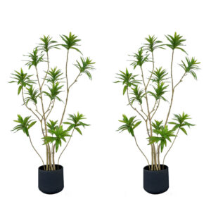 SOGA 2X 150cm Lily Bamboo Plant Tree Living Room Artificial Plant Home Accent Decoration APlant15012X2 NZ DEPOT - NZ DEPOT