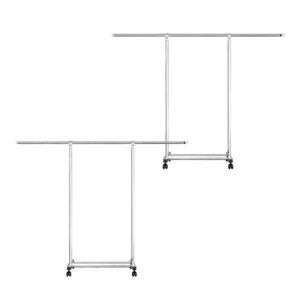 SOGA 2X 180cm Stainless Steel Floor-Standing Clothes Rack - Durable and Space-Saving Laundry Organizer, Home & Living, Laundry, Drying Racks, , ,  - NZ DEPOT 1