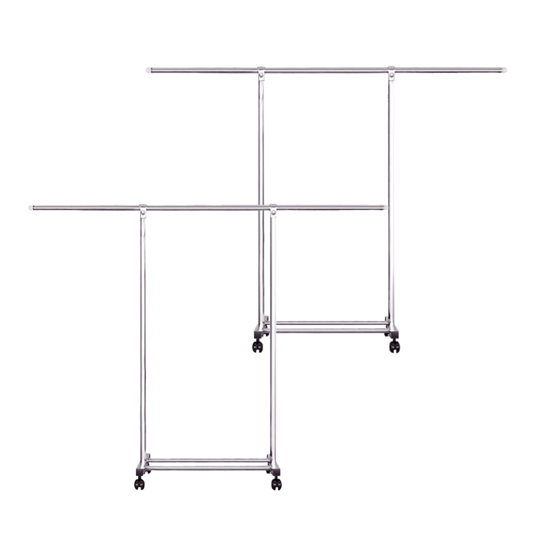 Soga 2X 180Cm Stainless Steel Floor-Standing Clothes Rack - Durable And Space-Saving Laundry Organizer, Home &Amp; Living, Laundry, Drying Racks, , ,  - Nz Depot 1