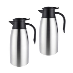 SOGA 2X 2.0L Silver Color 3-Layer Stainless Steel Vacuum Durable Thermal Flask, Home & Living, Kitchen Dining, Servingware, Other, ,  - NZ DEPOT 1