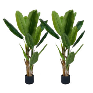 SOGA 2X 220cm Banna Plant Bird of Paradise Tree Artificial Plant Home Accent Decor APlantBJS220X2 NZ DEPOT - NZ DEPOT