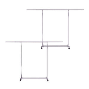 SOGA 2X 240cm Stainless Steel Floor-Standing Clothes Rack - Durable and Space-Saving Laundry Organizer, Home & Living, Laundry, Drying Racks, , ,  - NZ DEPOT 1