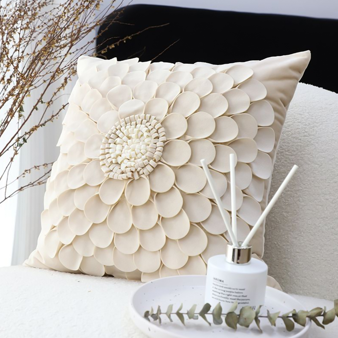 Soga 2X 45Cm Pillow Sunflower Cover 100% Cotton Covers Linen Case Cushion Throw Pillow, Furniture, Living Room Furniture, Occasional Chairs, , ,  - Nz Depot 3