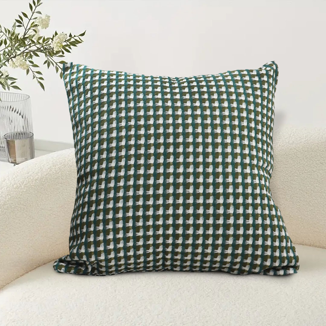 Soga 2X 45Cm Subtle Green Foliage Pillow Squarethrow Pillow, Furniture, Living Room Furniture, Occasional Chairs, , ,  - Nz Depot 3