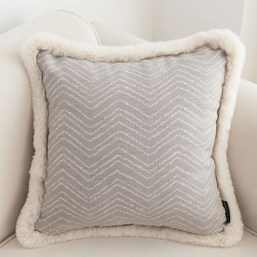 Soga 2X 45Cm Wabi-Sabi Herringbone Square Throw Pillow, Furniture, Living Room Furniture, Occasional Chairs, , ,  - Nz Depot 2