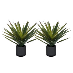 SOGA 2X 45cm Yucca Plant Giant Palm Lily Artificial Plant Tabletop Home Accent Decor APlantFHJM045X2 NZ DEPOT - NZ DEPOT