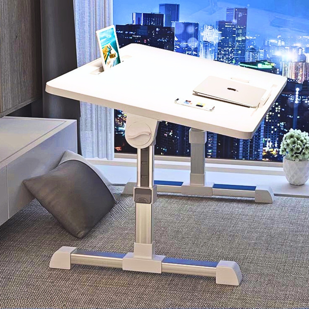 Soga 2X 60X40Cm White Small Laptop Bed Portable Foldable Study Table Adjustable, Desks &Amp; Computer Tables, , , , ,  - Nz Depot 3